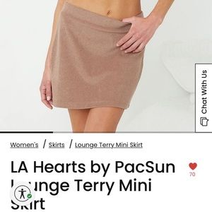 LA Hearts Skirt
